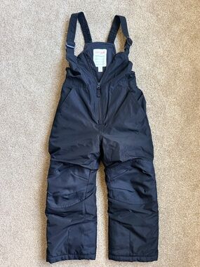 Cat & Jack Black Kids Snow Bib Overalls